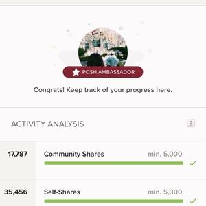 I’m a posh ambassador and 5 star seller ✨✨